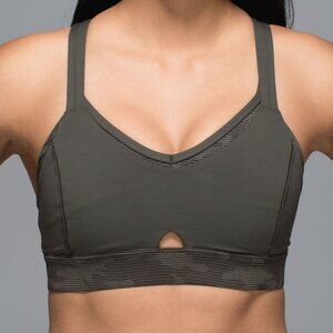 Lululemon Run for days bra | Deep Camo | Size 4
